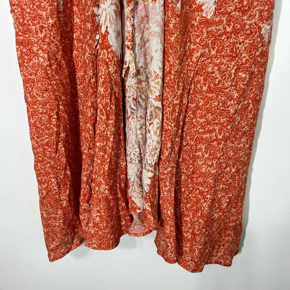 Free People Intimately Free Floral Morning Sun Lace-Trim Slip Mini Dress Size S - Picture 9 of 13